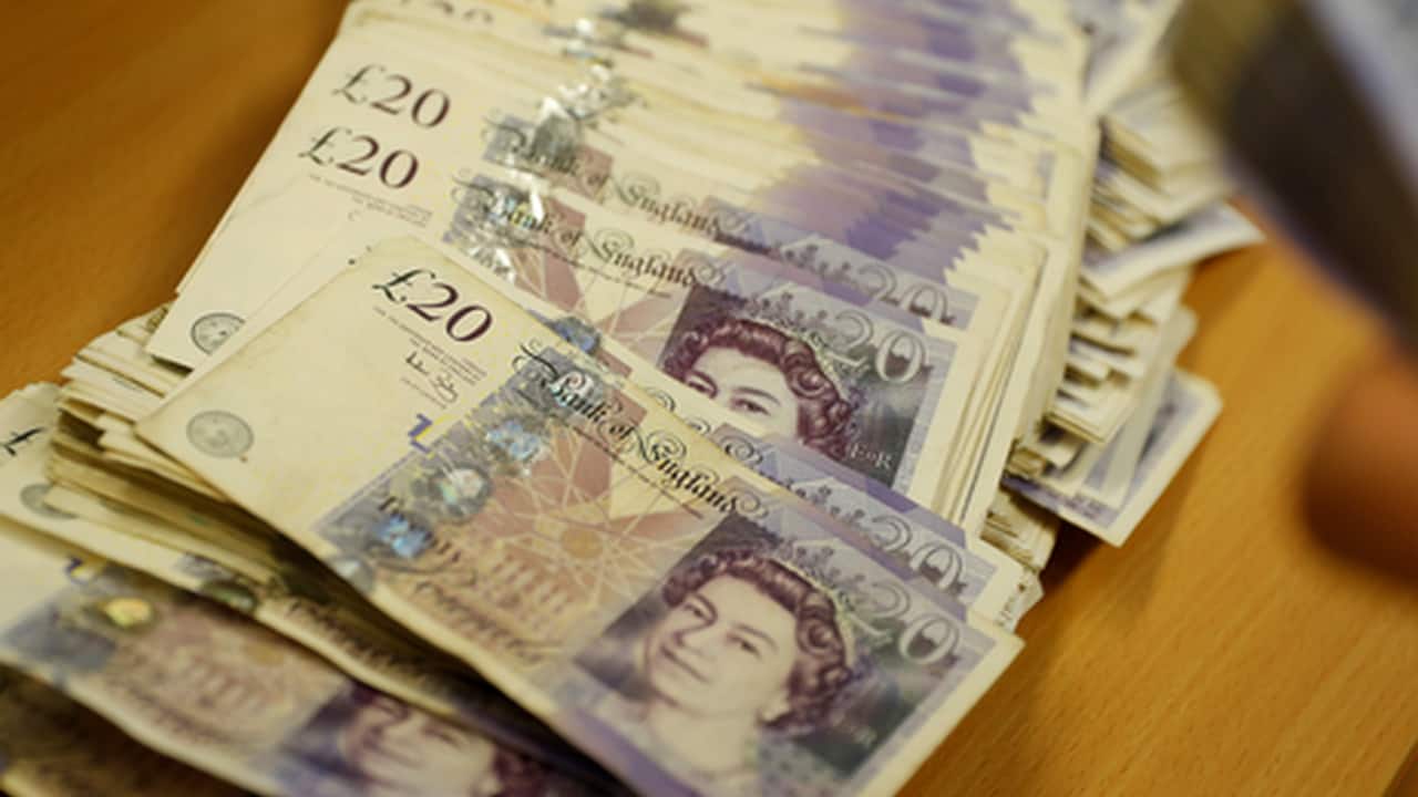 British pound. AFP